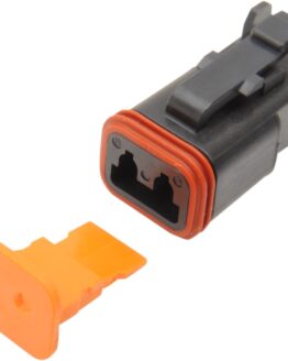 Namz 2-Wire Deutsch DT Plug & Wedgelock Black Repl. HD 72112-94BK