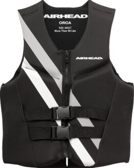 Airhead Orca Vest Black/White Medium Adult Life Jacket