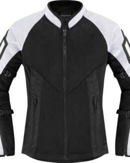 ICON Women's Mesh AF Jacket Black/White Size S