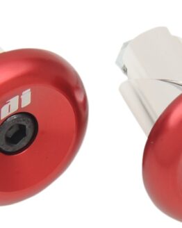 ODI Aluminum Handlebar End Plugs Red Universal Pair