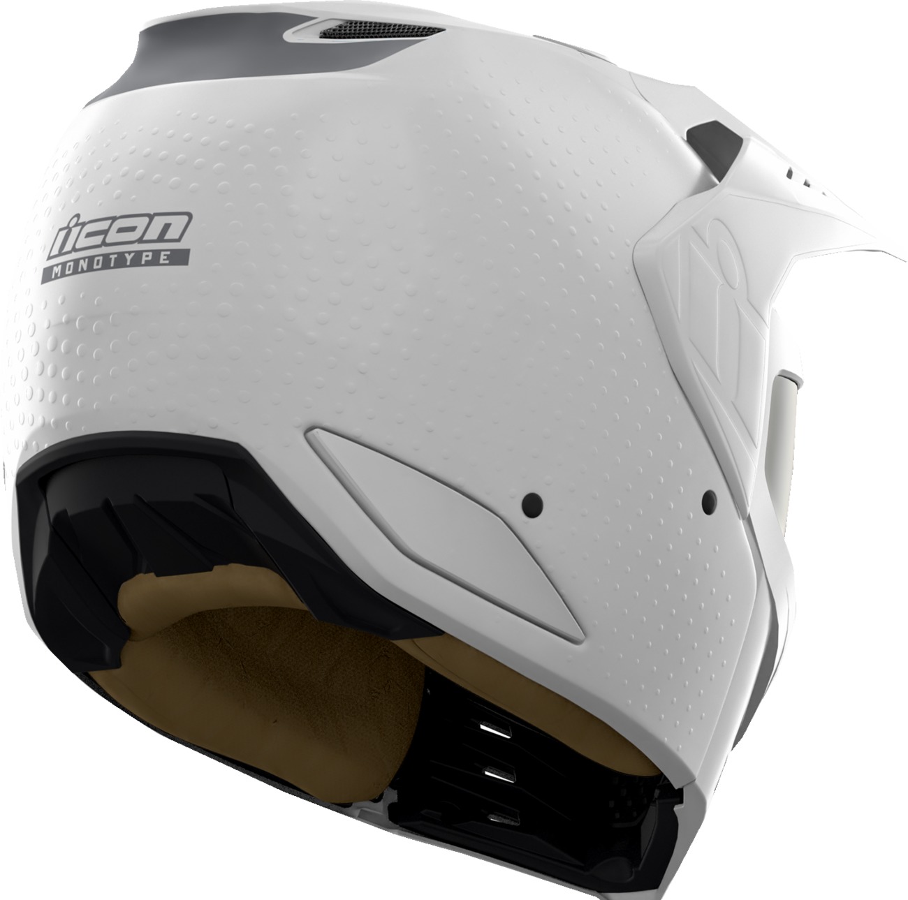 ICON Elsinore Monotype Helmet XS Matte White - Image 3
