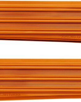 Arlen Ness 10-Gauge Saddlebag Latch Covers Orange