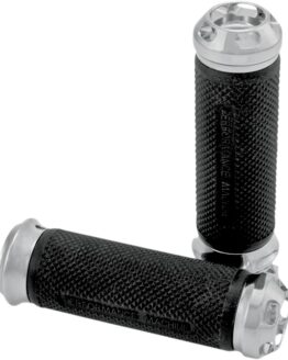 Handle Grip Set - Apex Cable - Chrome