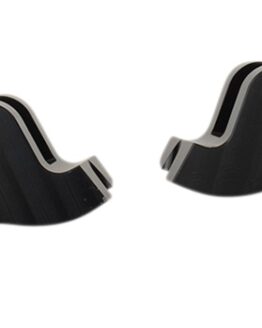 Qualifier Footpegs Black/Silver