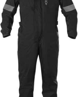 Hurricane One-Piece Rain Suit Black/Gray US S