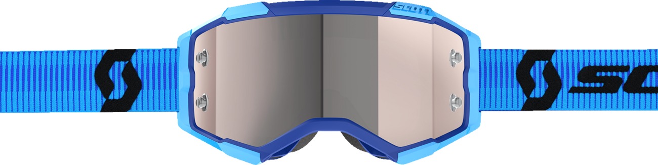 SCOTT Fury Goggle Blue/Black Silver Chrome Lens Adult Unisex - Image 3