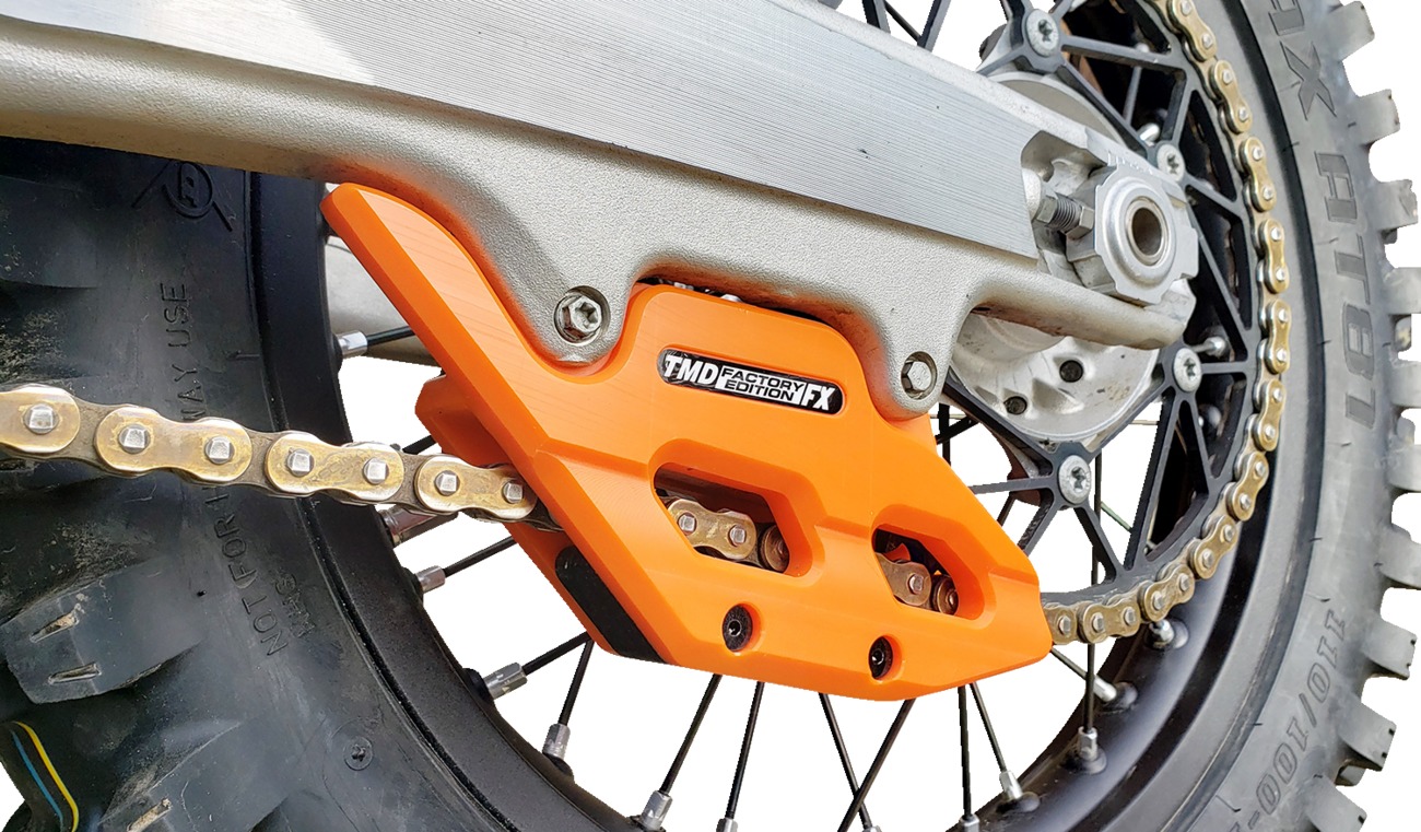 TM Designworks Factory Edition Chain Guide Orange Gas Gas/Husqvarna/KTM - Image 4