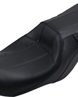 Outcast Carbon Fiber Vinyl 2-Up Seat - Black