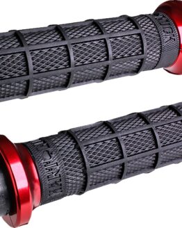 ODI Hart-Luck Lock-On Grips Black/Red For Indian Touring Models