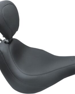 Tripper Smooth Synthetic Leather Solo Seat w/Backrest