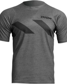 Thor Assist Hazard Short-Sleeve Jersey 2XL Heather Charcoal Black Men's
