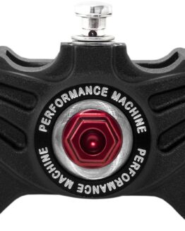 Performance Machine 125x4R Caliper Black Ops with Red Bolt