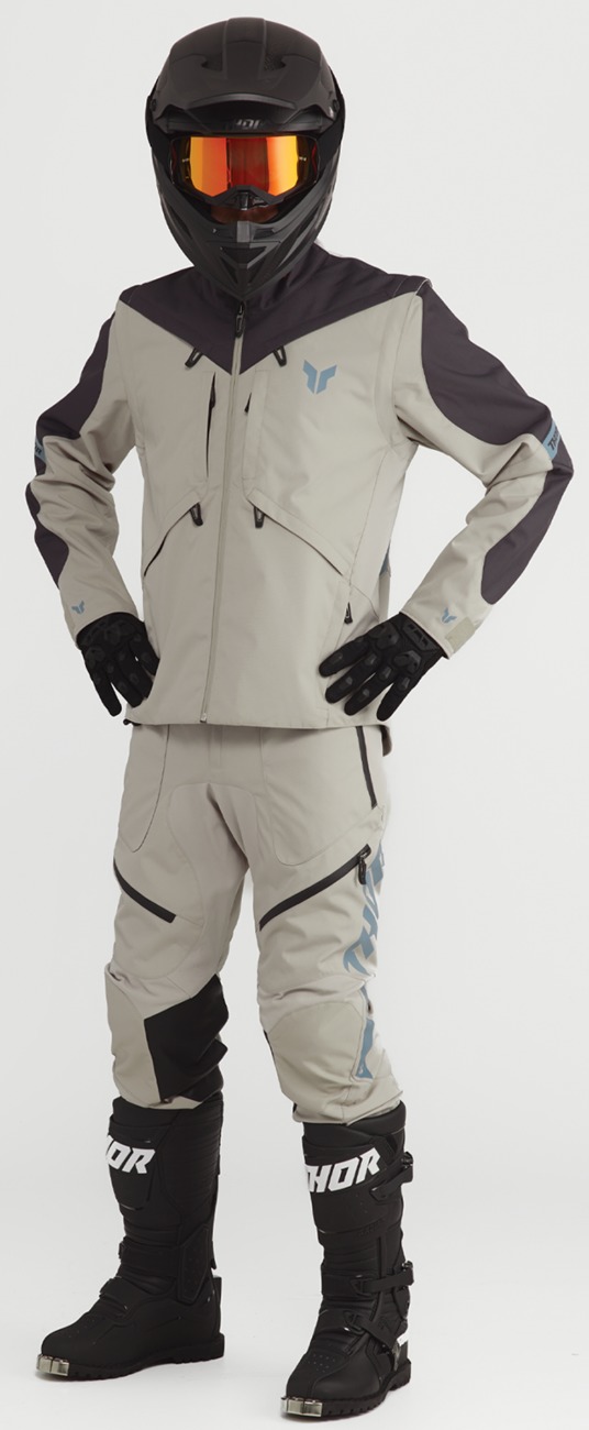 Thor Terrain In-the-Boot Pants Black/Sand Men's Size 44 - Image 3