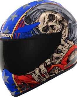 ICON Domain Revere Helmet - L, Blue/Red/White