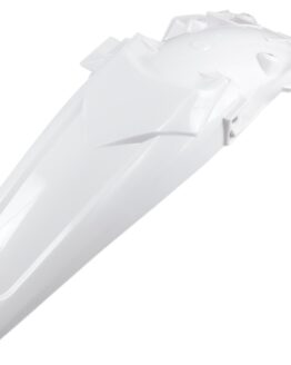 Cycra Powerflow Rear Fender White Fits 2019-2023 Yamaha YZ250F