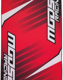 Moose Absorbent Motorcycle Mat Red/Black 78-3/4" x 31-1/2"