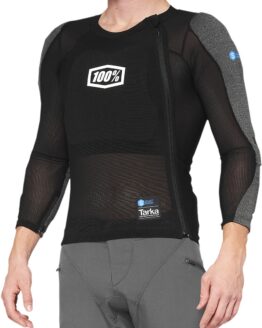 100% Tarka Body Armor Long Sleeve Black/White/Gray Unisex M