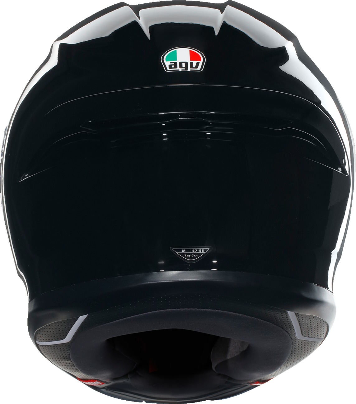 AGV K6 S Solid Full Face Helmet Gloss Black XS - Image 4