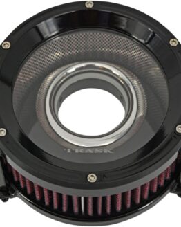 TRASK Assault Charge High-Flow Air Cleaner Gloss Black For Harley-Davidson