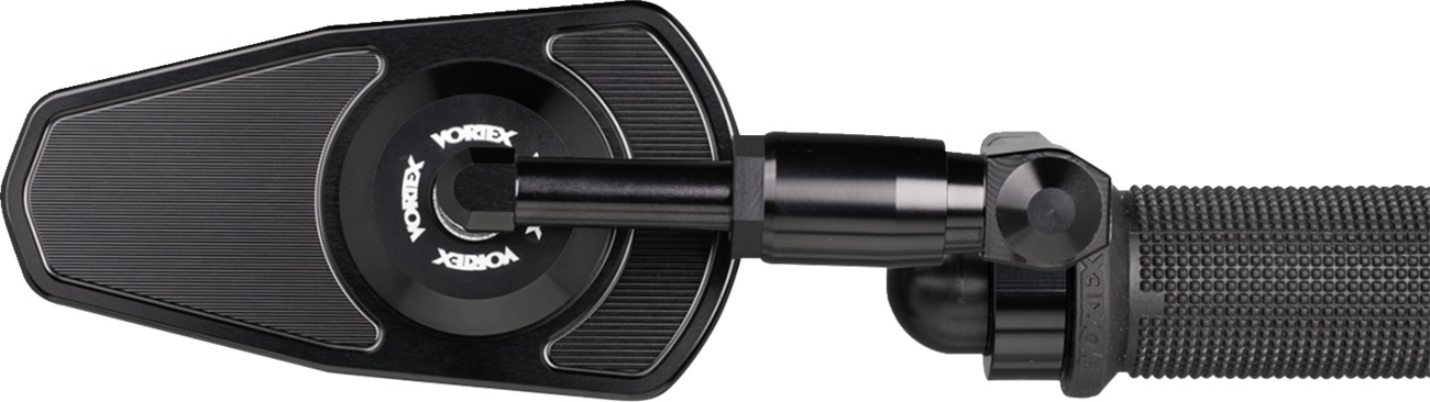 Vortex X30 Bullet Motorcycle Mirror Black Universal with 1in Clamp - Image 3