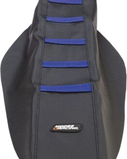 Black/Blue Ribbed Seat Cover
