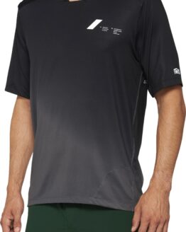 100% Men's Celium Jersey Black/Charcoal XL