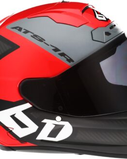 6D ATS-1R Wyman Full Face Helmet 2XL Red/Gray Unisex