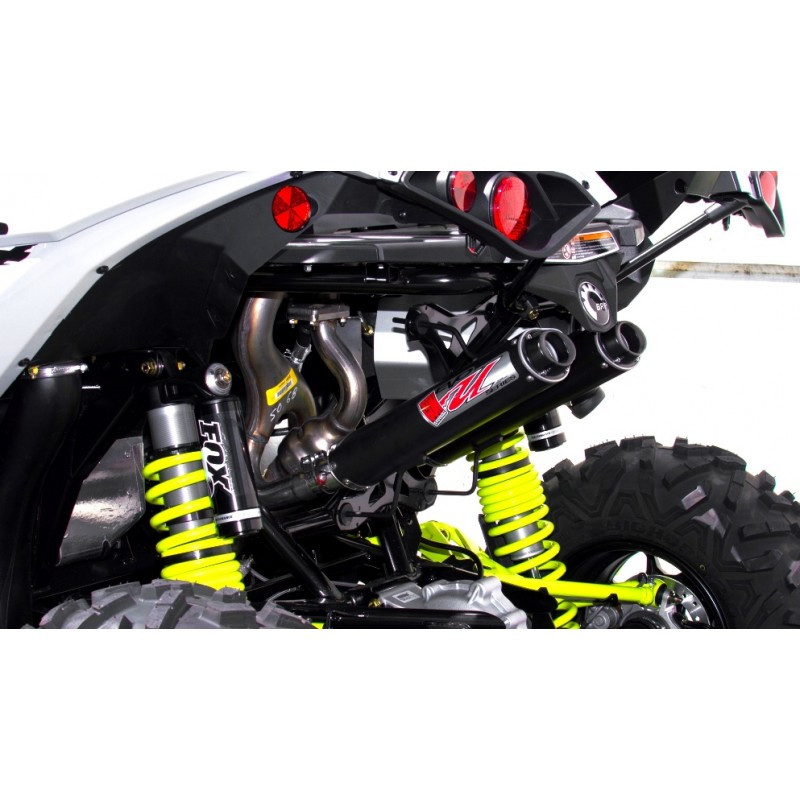 Big Gun EVO U Dual Slip-On Exhaust Black Fits 13-17 Can-Am Maverick & Max - Image 3