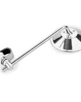 BikeMaster Universal Clamp-On Mirror 8" Stem Chrome