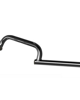Clubman Bar Handlebars - Low Black 1.00" Dia. (slotted) 27.9W--5.31PB