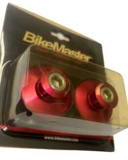 Bikemaster M10 Red Aluminum Spools For Kawasaki