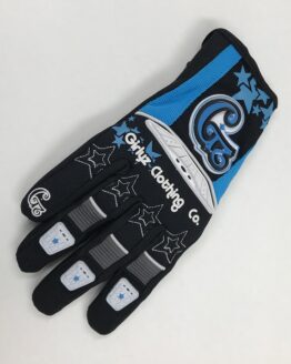Girlyz Vision Women's MX Riding Gloves Blue/Black Large