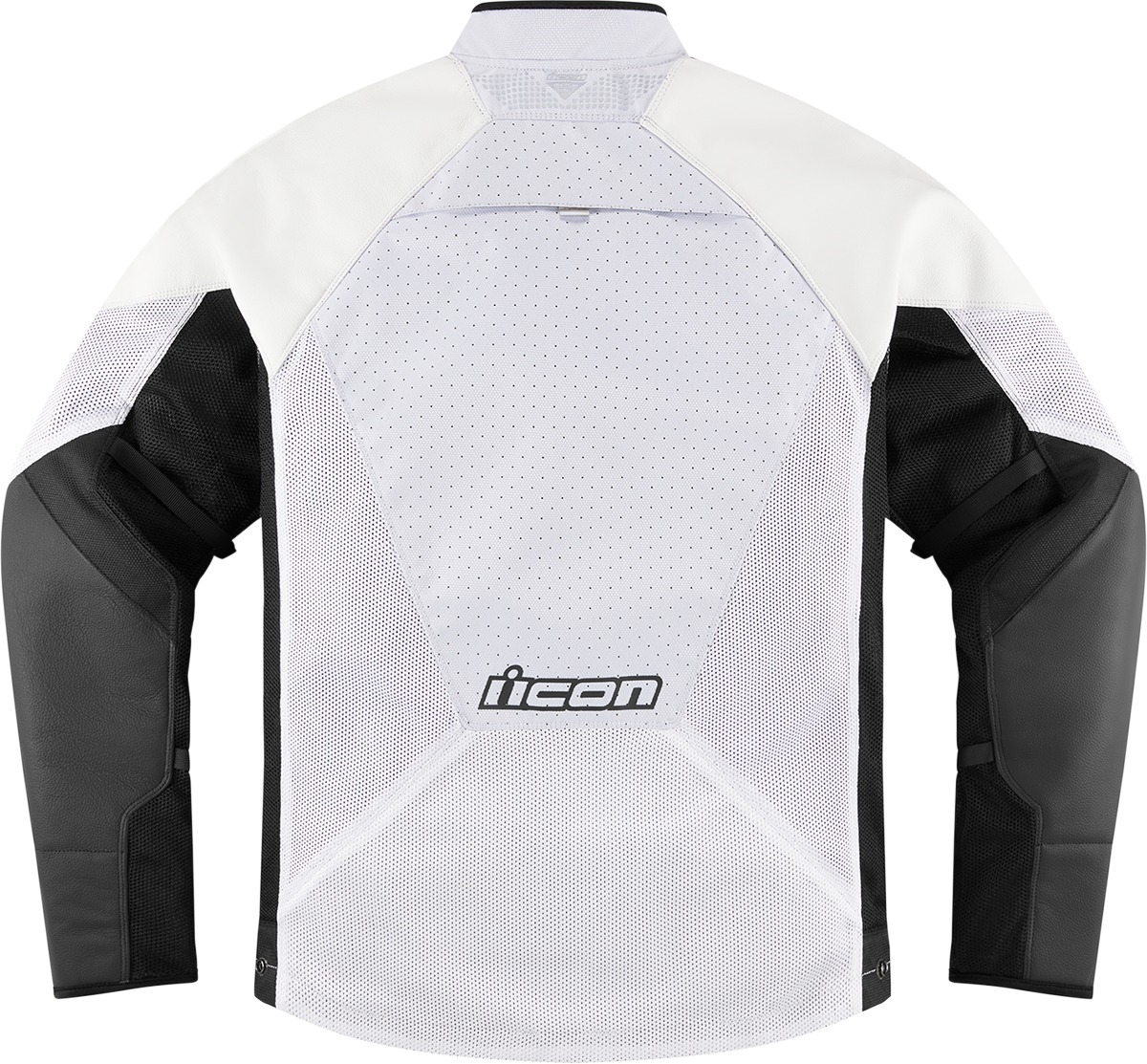 ICON Mesh AF Leather Jacket Men's Small White/Black - Image 4