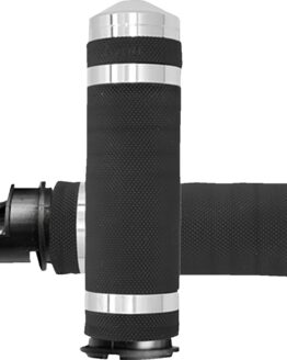 Avon Air-SS Super Sport Chrome Grips TBW For 2024 Harley Touring