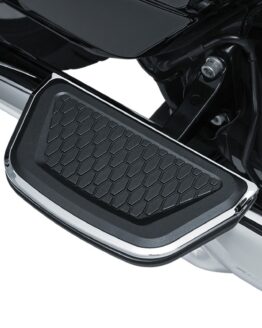 Kuryakyn Hex Passenger Board Inserts Chrome