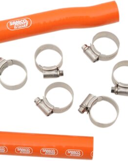 Orange Race Hose Kit w/Clamps