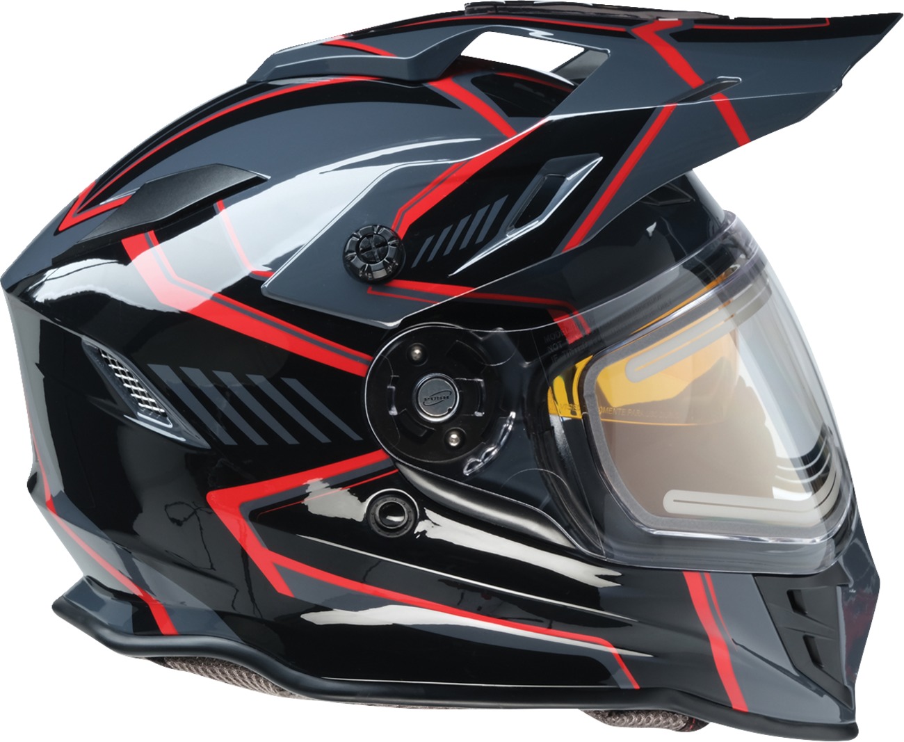 Z1R Range Rotor Snow Electric Helmet - M, Black/Red - Image 4