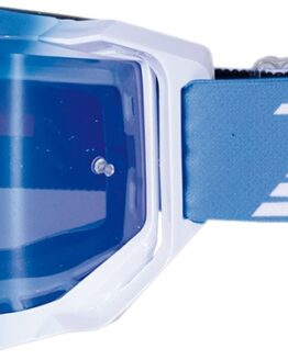 Pro Grip 3200 Venom OTG Goggles Blue Dual Mirrored Lens Light Blue/White