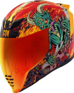 ICON Airflite Blegh MIPS Helmet Large Red Green Unisex