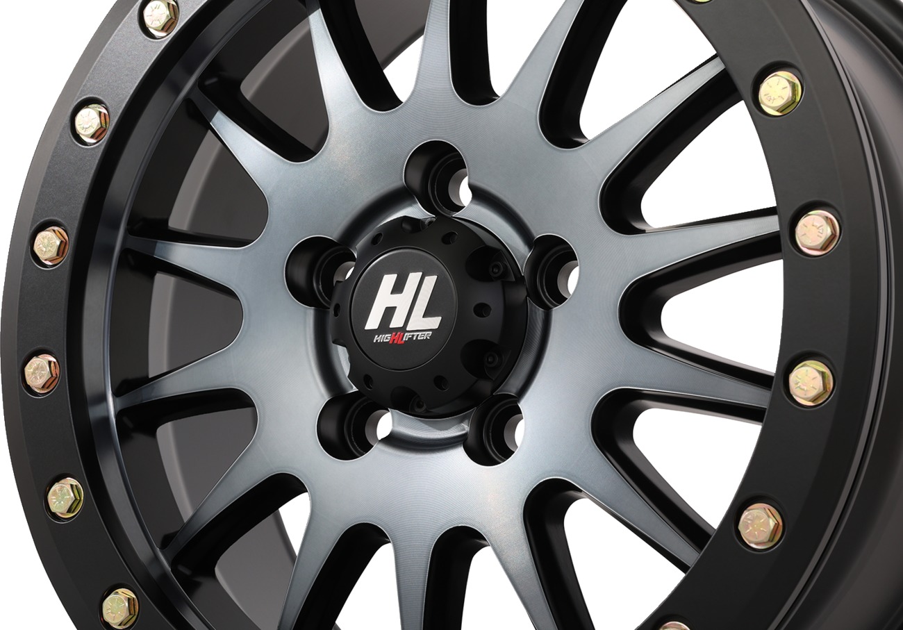High Lifter HL24 Beadlock Wheel 15x7 6/5.5 Matte Gray For Can-Am Maverick R - Image 4