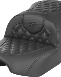 Saddlemen Roadsofa Lattice Stitch Seat Carbon Fiber FLTR/FLHX 2023-2024