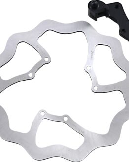 Oversize Wave Solid Brake Rotor Kit