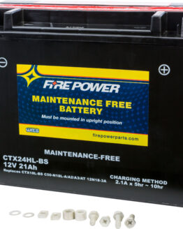 Fire Power CTX24HL-BS Maintenance Free Battery Replaces YTX24HL-BS