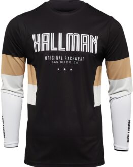 Thor Hallman Differ Draft Jersey Black Tan 2XL Men's