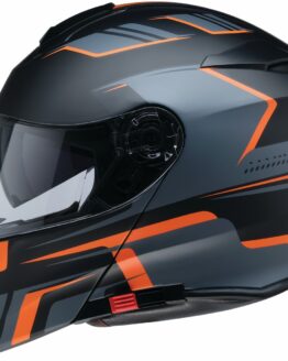 Z1R Solaris 2.0 Slater Modular Helmet Matte Gray/Orange 4XL