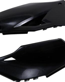 Cycra Side Number Plates Black Fits Kawasaki