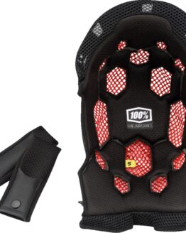 100% Aircraft 2 Helmet Liner S/M Black/Gray Adult