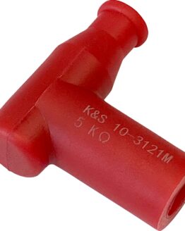 Red T Type Spark Plug Cap / Boot, 5k