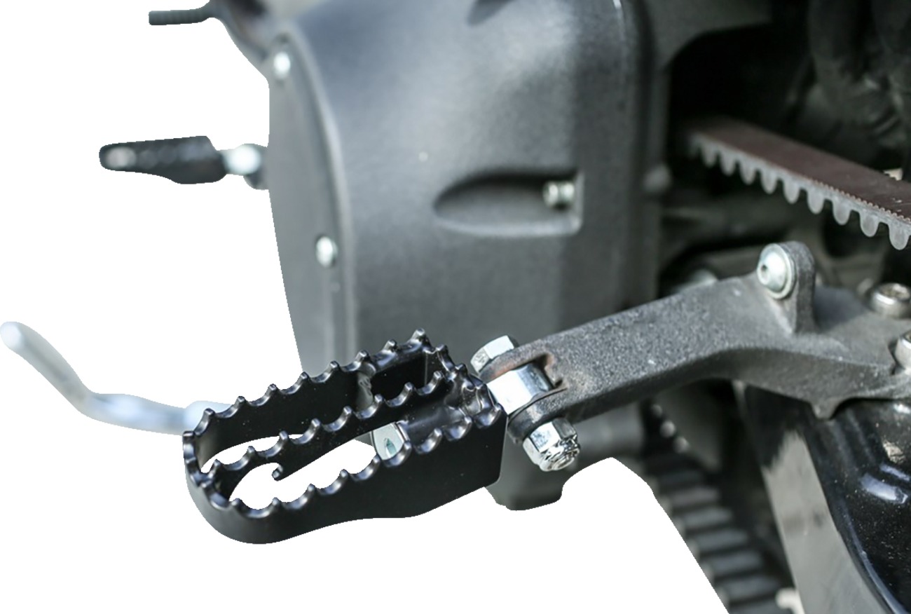 Burly Brand MX Style Mini Footpegs Black For Harley-Davidson - Image 8
