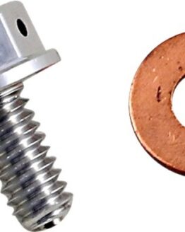 Moose Magnetic Drain Plug M8x1.25x20mm w/ Washer 6061 T6 Aluminum